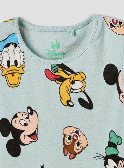 Pack of 3 Disney Crew Neck Sleeveless Bodysuit with Mickey Mouse and Friends Print-baby-boys-clothing-bodysuits-image-7