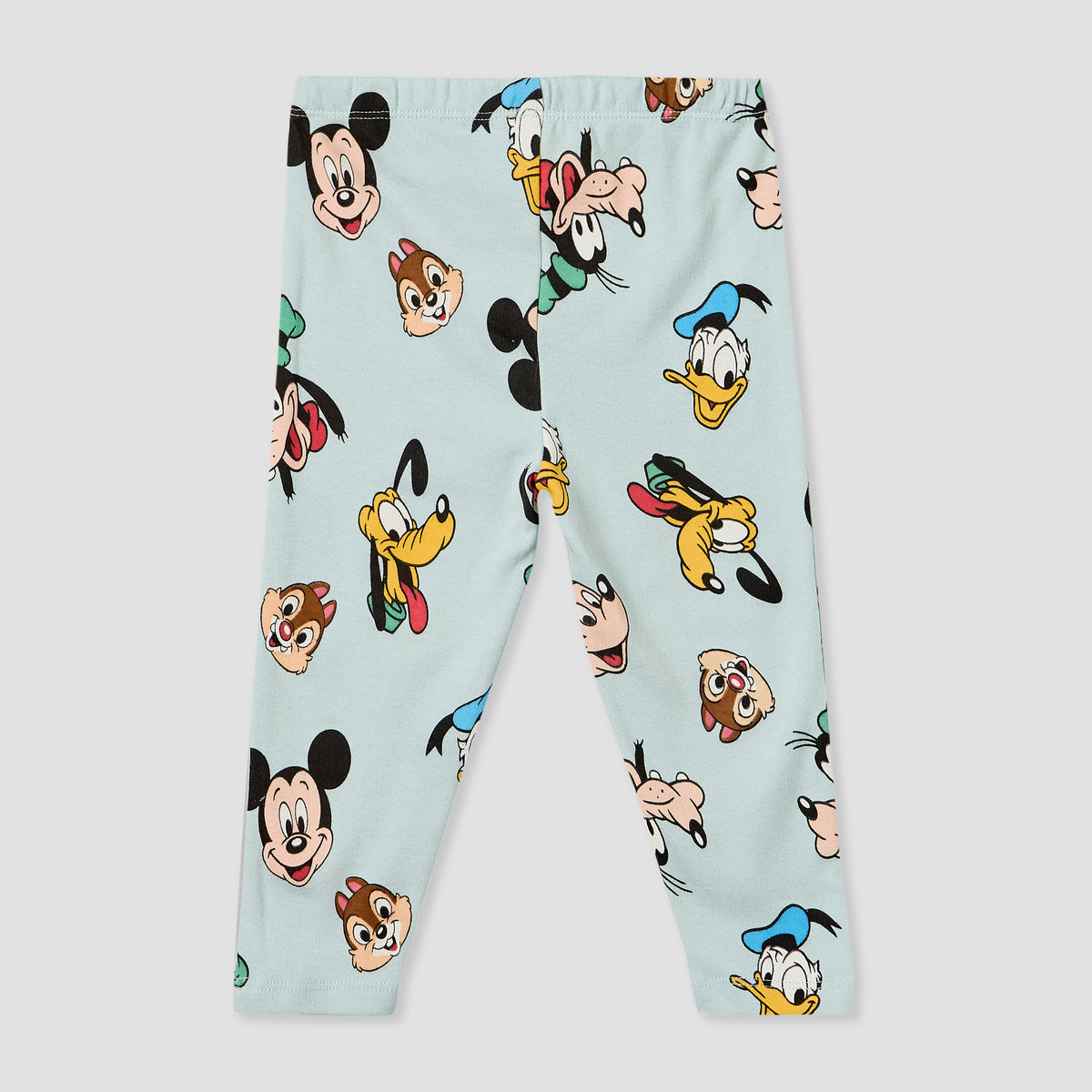 Pack of 2 Disney Cotton Crew Neck Long Sleeves Pyjama Set with Mickey Mouse and Friends Print