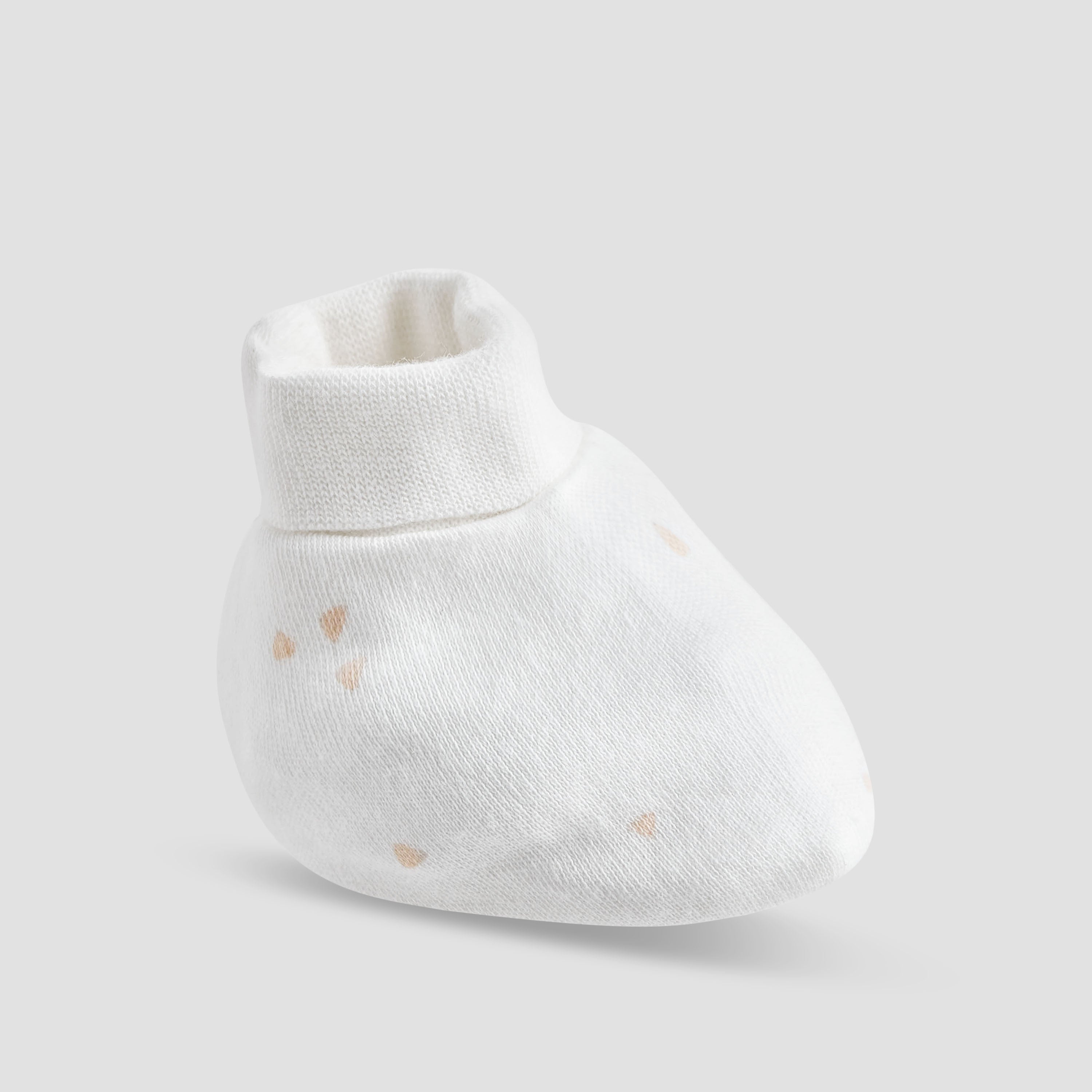 Pack of 2 Juniors Booties with Textured Hem