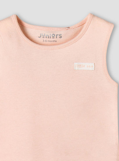 Pack of 3 Juniors Cotton Sleeveless Bodysuit with Snap Button Closure-baby-girls-clothing-bodysuits-image-6