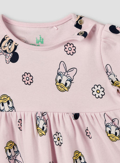Pack of 2 Disney Round Neck Knee Length A-line Dress with Minnie Mouse Print-baby-girls-clothing-dressesandjumpsuits-image-5