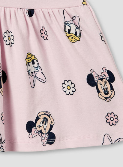 Pack of 2 Disney Round Neck Knee Length A-line Dress with Minnie Mouse Print-baby-girls-clothing-dressesandjumpsuits-image-6
