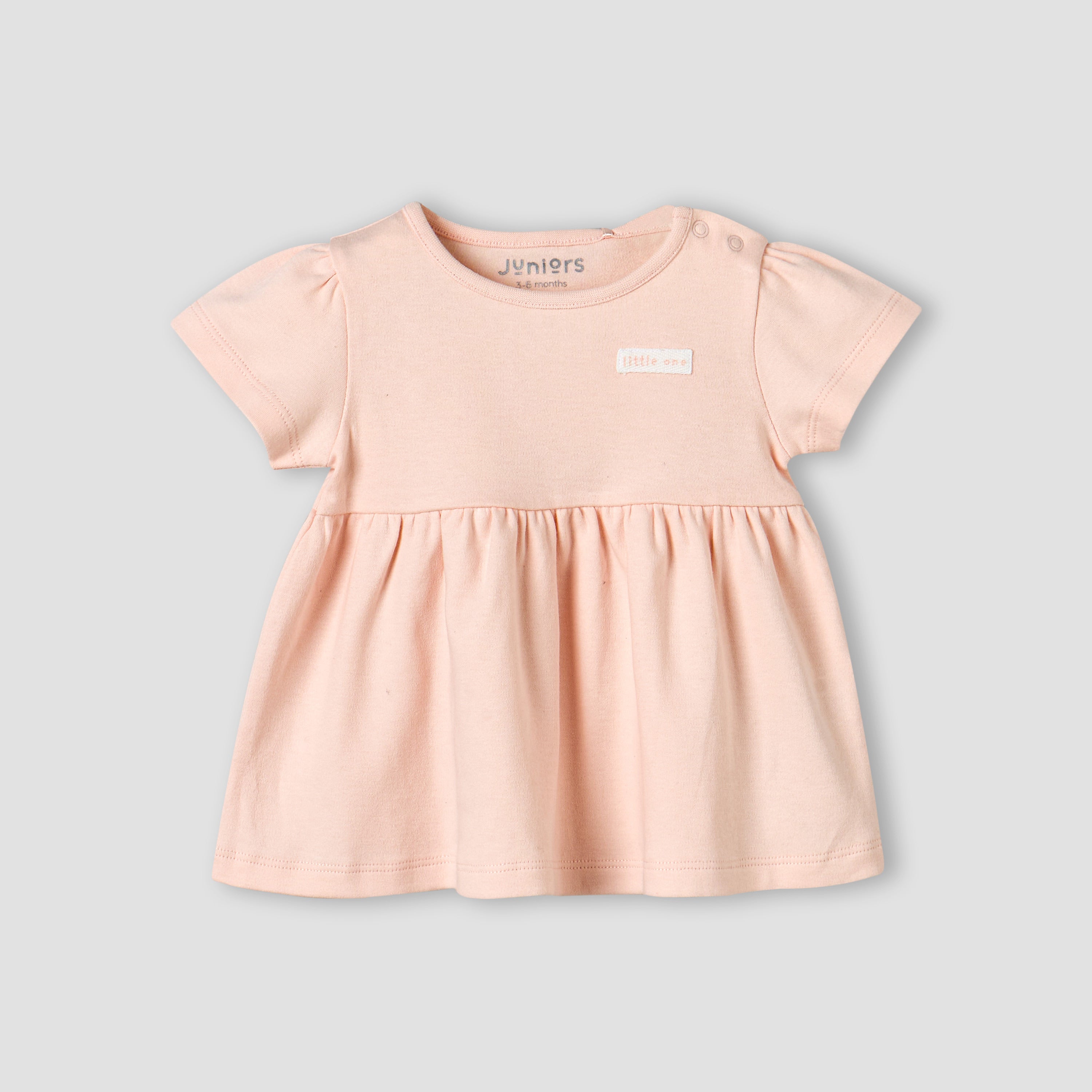 Pack of 2 Juniors Short Sleeves A-line Dress with Assorted Design