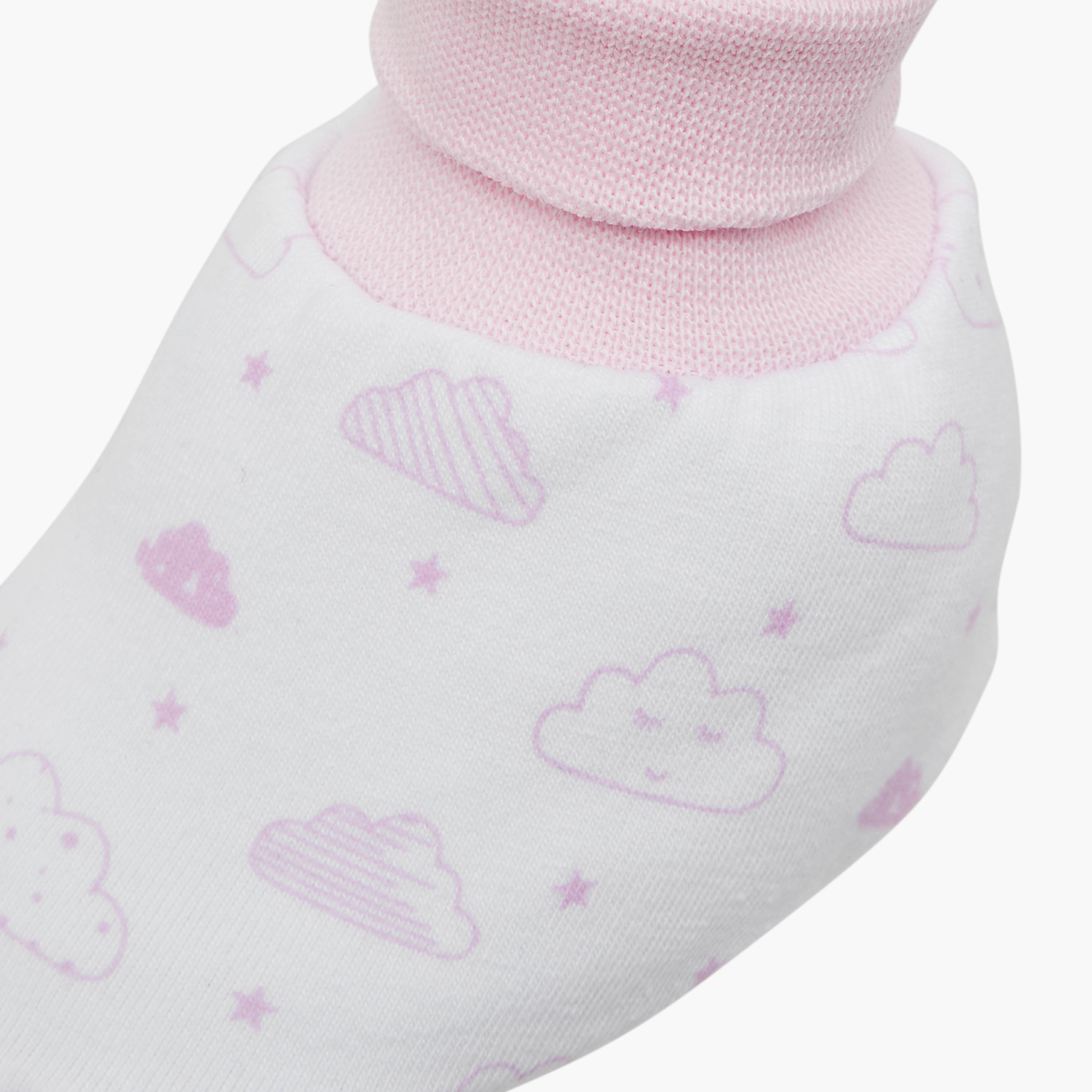 Juniors Printed Booties - Set of 2