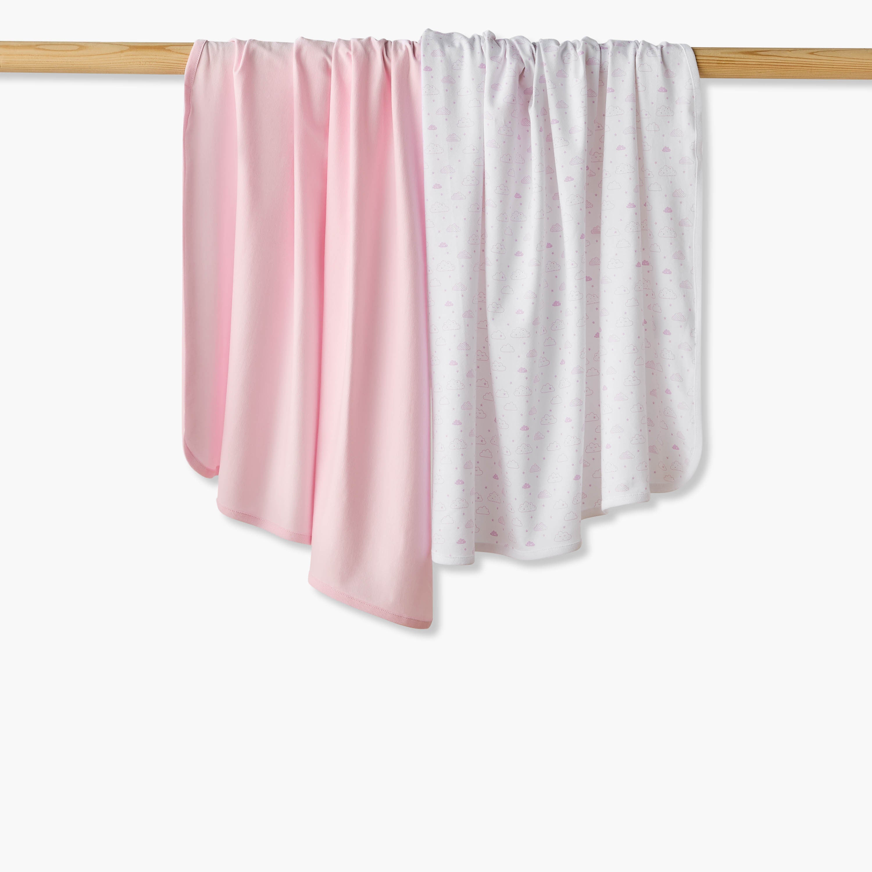 Juniors Assorted Receiving Blanket - Set of 2 - Multicolour / 0-6 mths