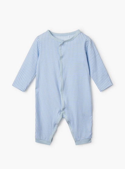 Juniors Printed Sleepsuit with Long Sleeves - Set of 2-baby-boys-clothing-nightwear-sleepsuits-image-2