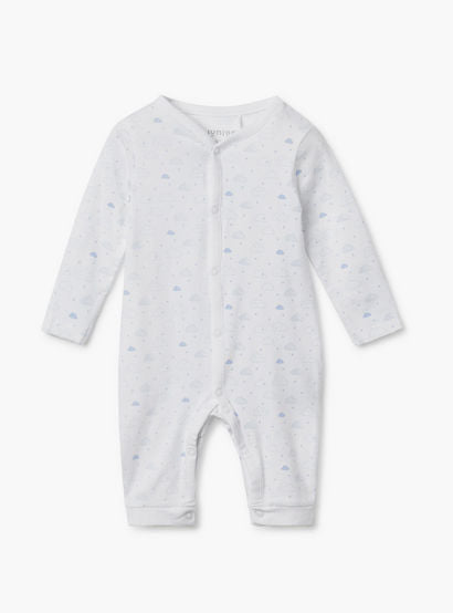Juniors Printed Sleepsuit with Long Sleeves - Set of 2-baby-boys-clothing-nightwear-sleepsuits-image-4