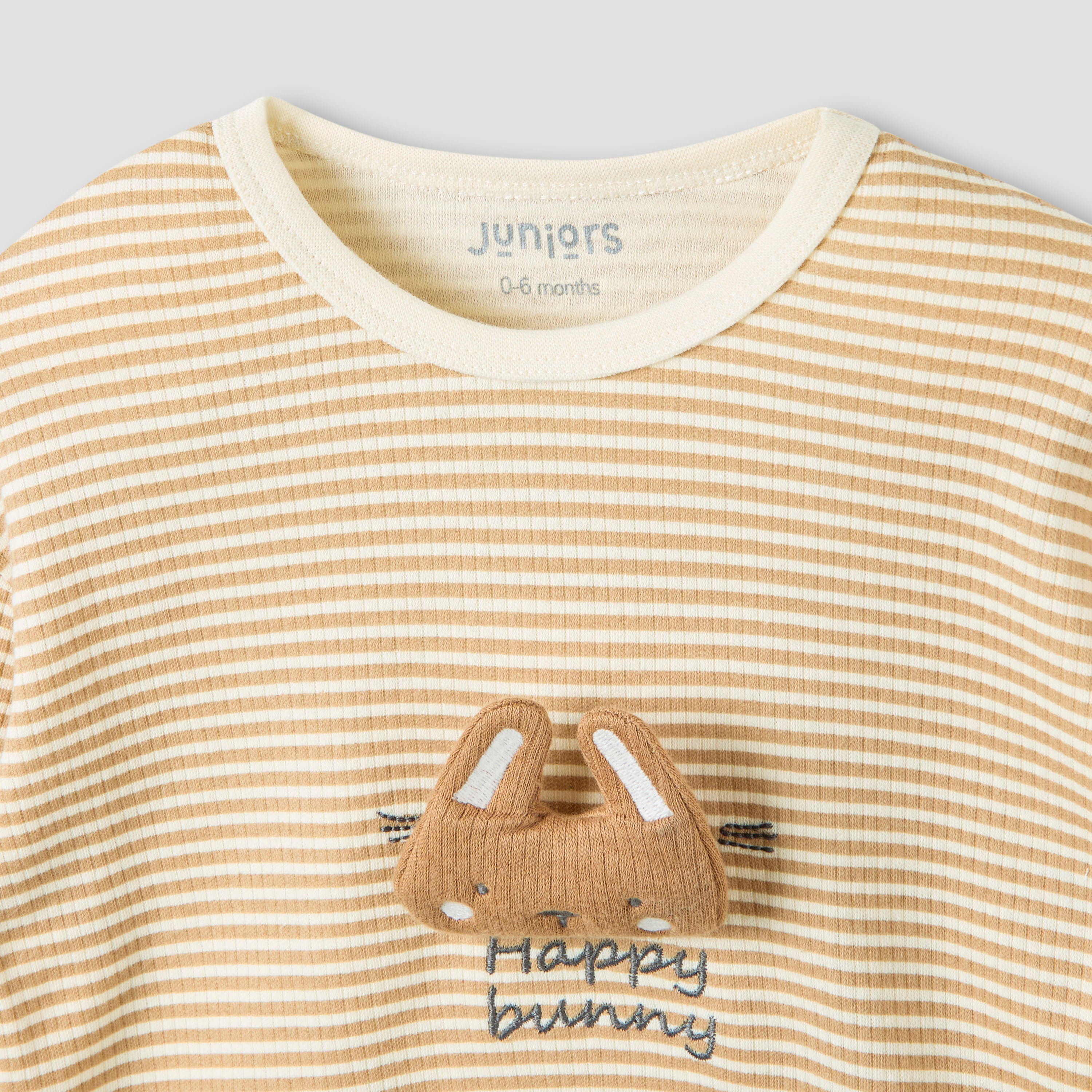 Juniors Animal Applique T-shirt and Pyjama Set