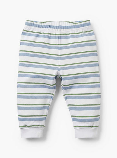 Juniors Cotton Round Neck Long Sleeves Pyjama Set with Safari Applique Detail-baby-boys-clothing-nightwear-pyjamasets-image-3