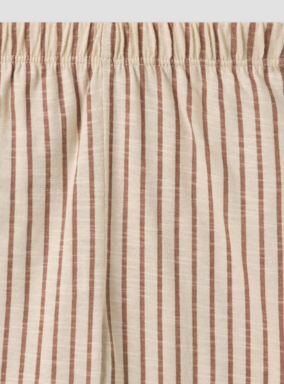 Juniors Cotton Round Neck Short Sleeves Pyjama Set with Stripes-baby-girls-clothing-nightwear-pyjamasets-image-9