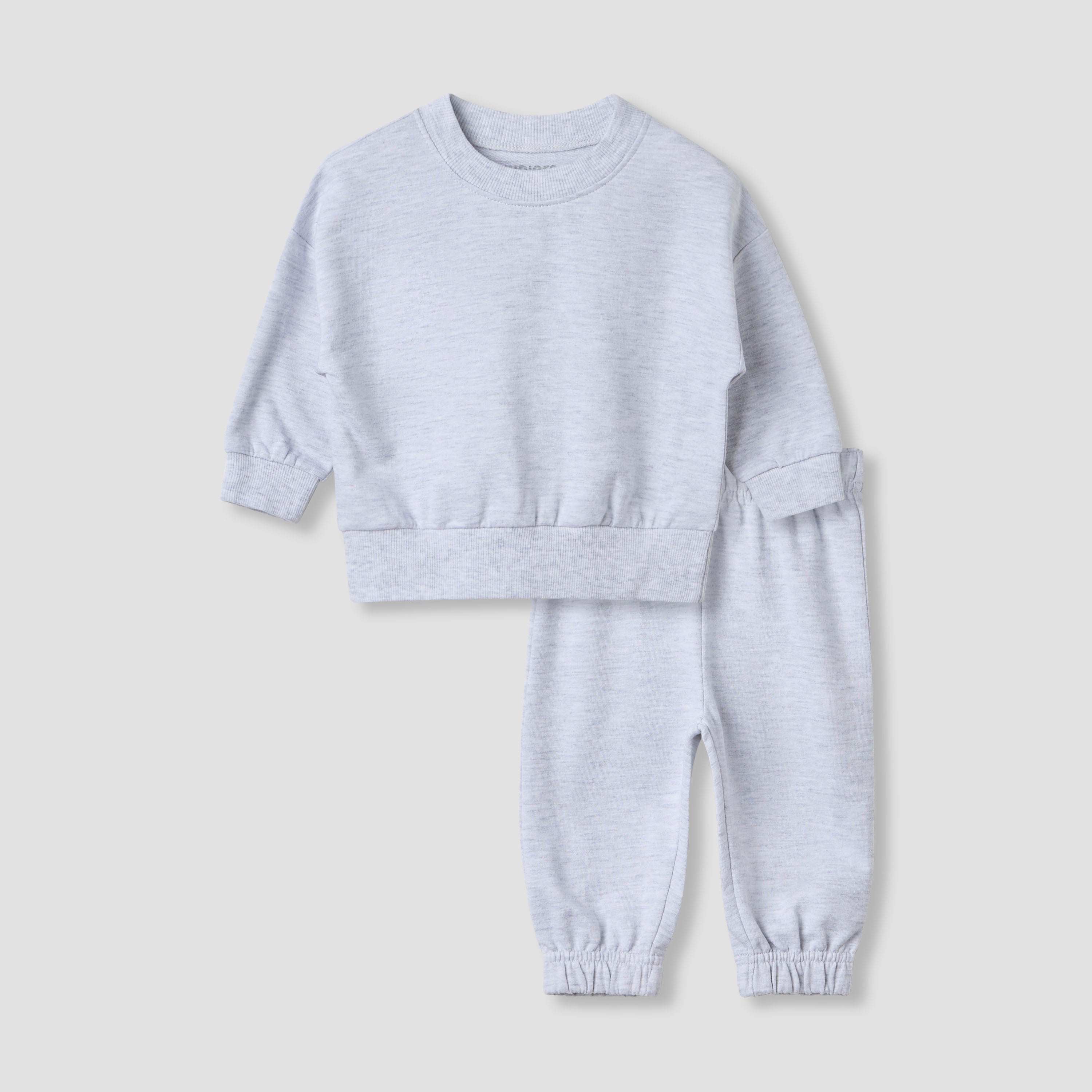 Juniors Solid Long Sleeve Sweatshirt and Pyjama Set