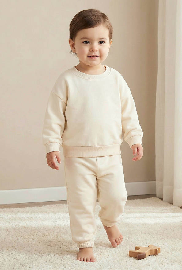 Juniors Pyjama Set - Cotton - Long Sleeves - Crew Neck