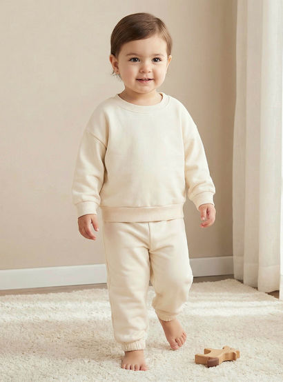 Juniors Pyjama Set - Cotton - Long Sleeves - Crew Neck-promo_babyshop_Buy3for99_UAE130126-image-1