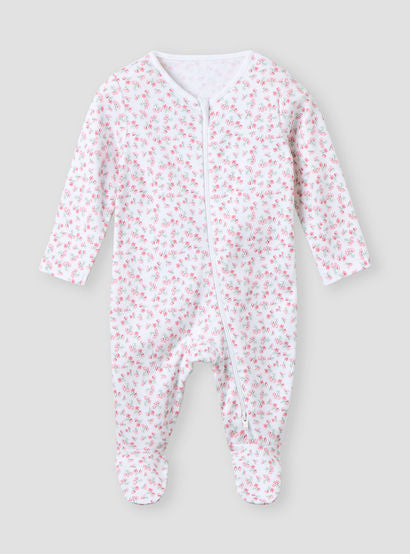 Juniors Printed Sleepsuit with Long Sleeves and Zip Closure - Set of 3-baby-girls-clothing-nightwear-sleepsuits-image-2