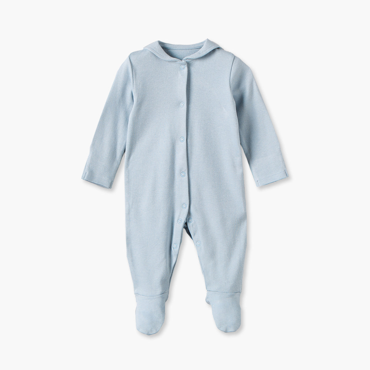 Pack of 3 Juniors Cotton Crew Neck Long Sleeves Sleepsuit Set with Nautical Print