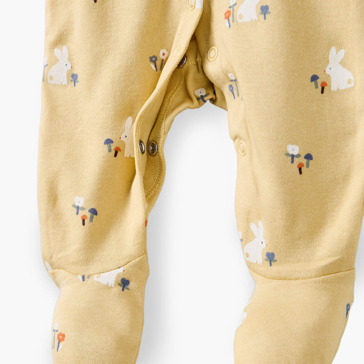 Pack of 3 Juniors Cotton Crew Neck Long Sleeves Sleepsuit with Bunny Print