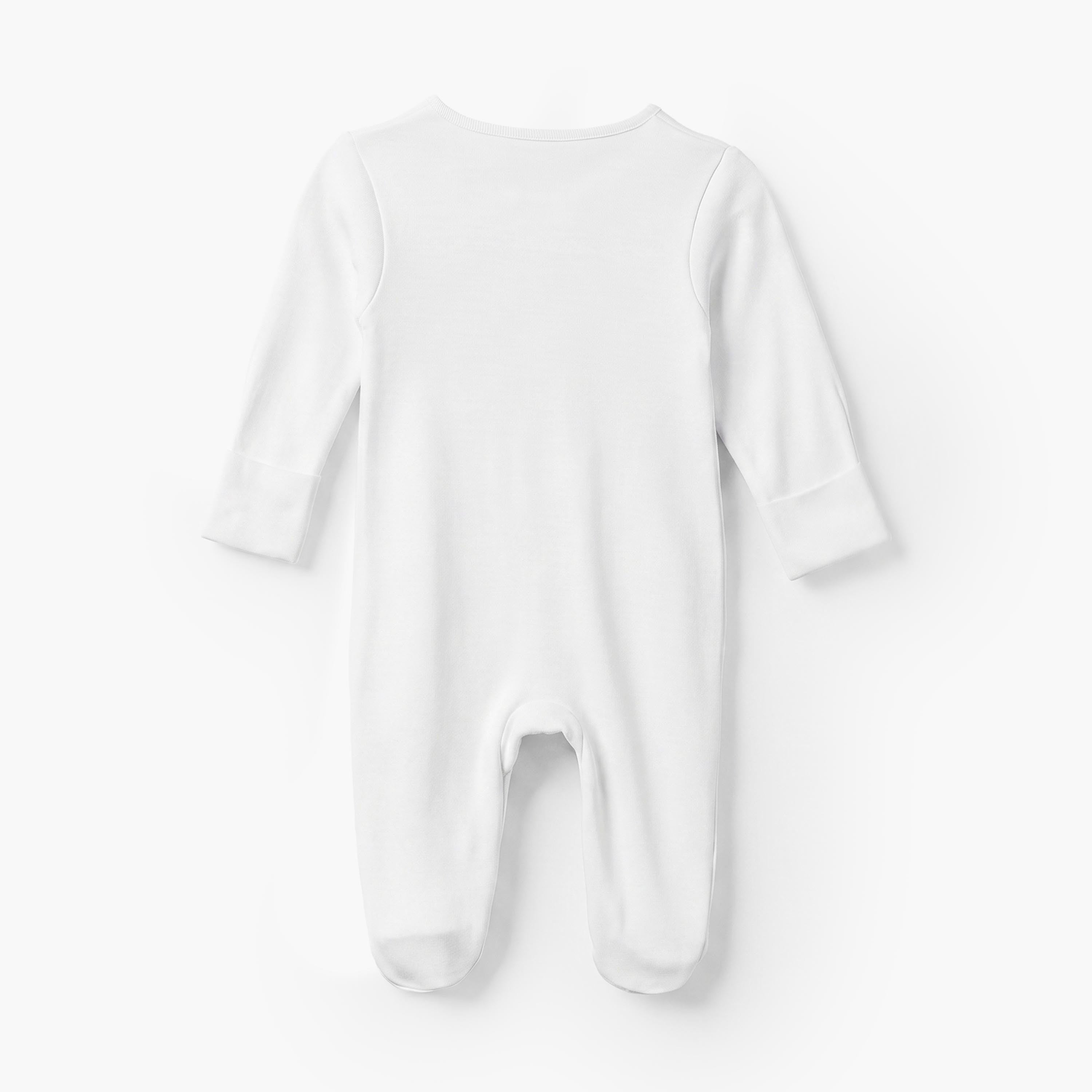 Pack of 3 Juniors Cotton Round Neck Long Sleeves Sleepsuit with Duck Print
