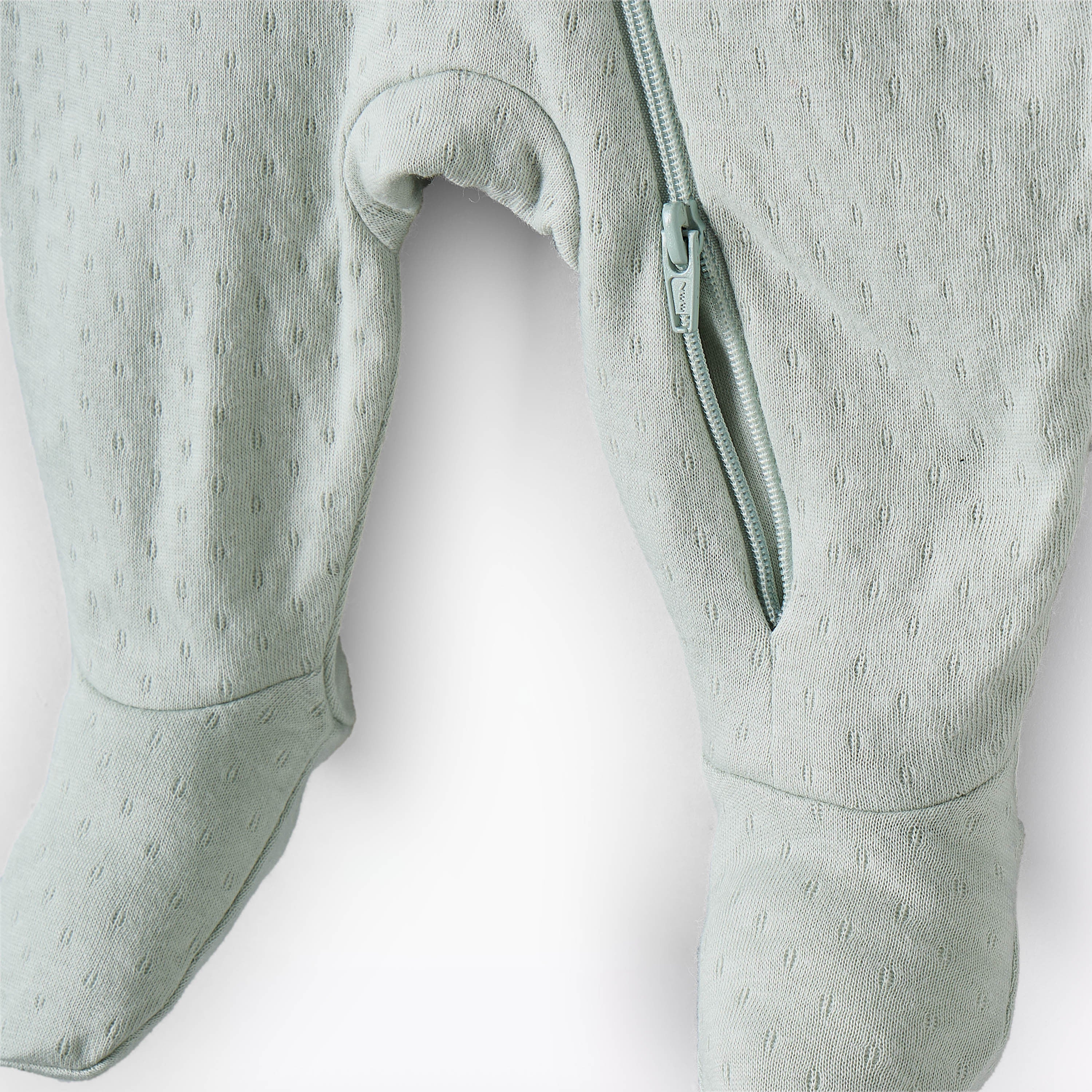 Pack of 3 Juniors Cotton Round Neck Long Sleeve Sleepsuit with Zip Closure