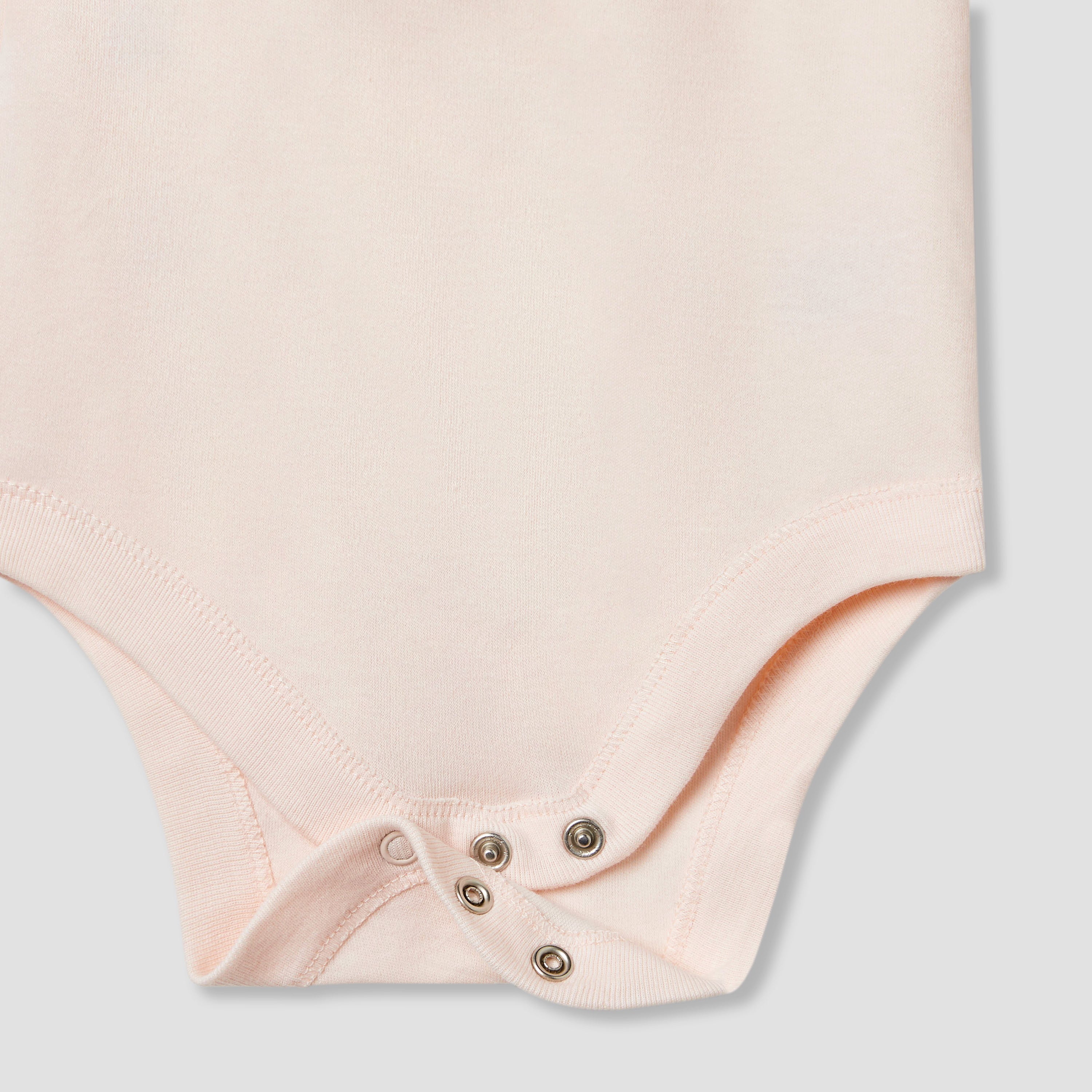 Juniors Assorted Bodysuit with Short Sleeves and Button Closure - Set of 3