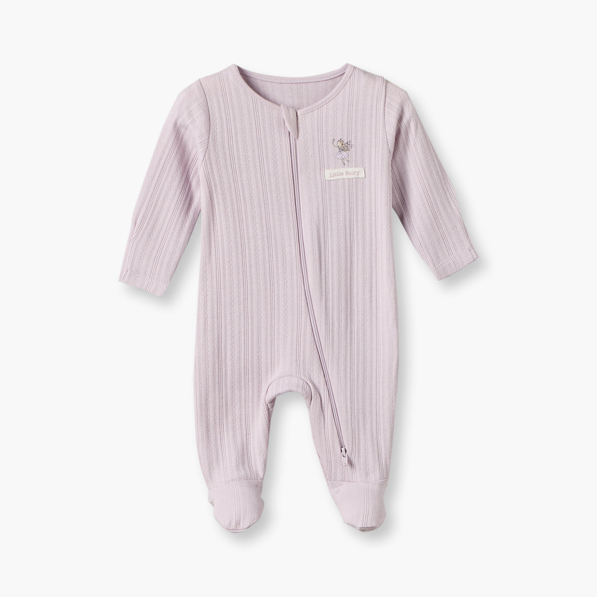 Pack of 3 Juniors Cotton Crew Neck Long Sleeves Sleepsuit with Fairy Print