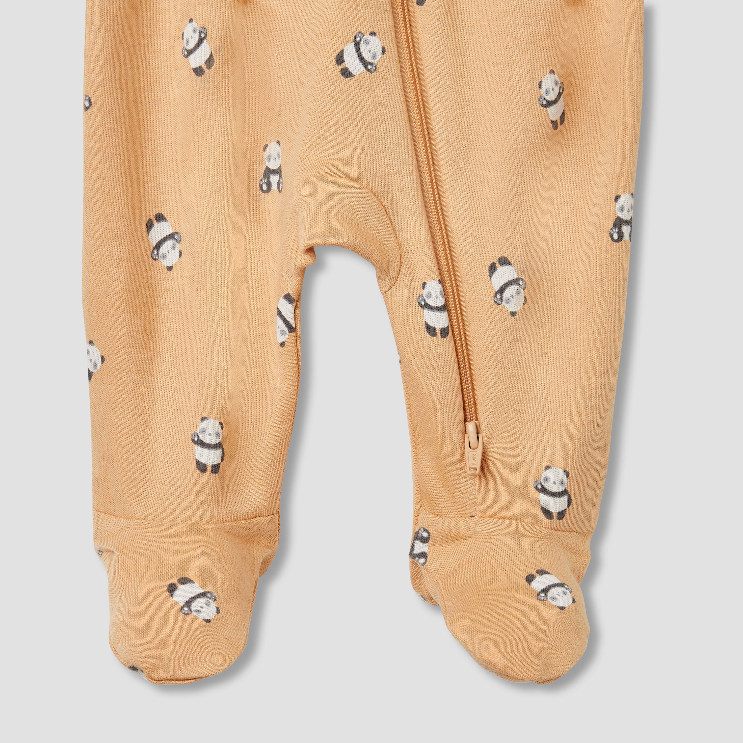 Juniors Cotton Round Neck Long Sleeves Sleepsuit with Safari Print, Set of 3