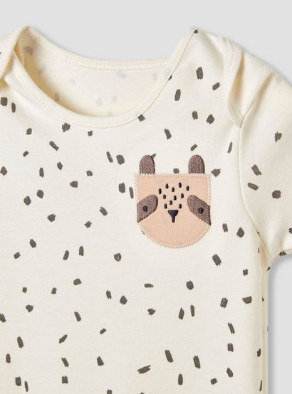 Juniors Printed Bodysuit with Short Sleeves and Button Closure - Set of 3-baby-boys-clothing-multipacks-image-5