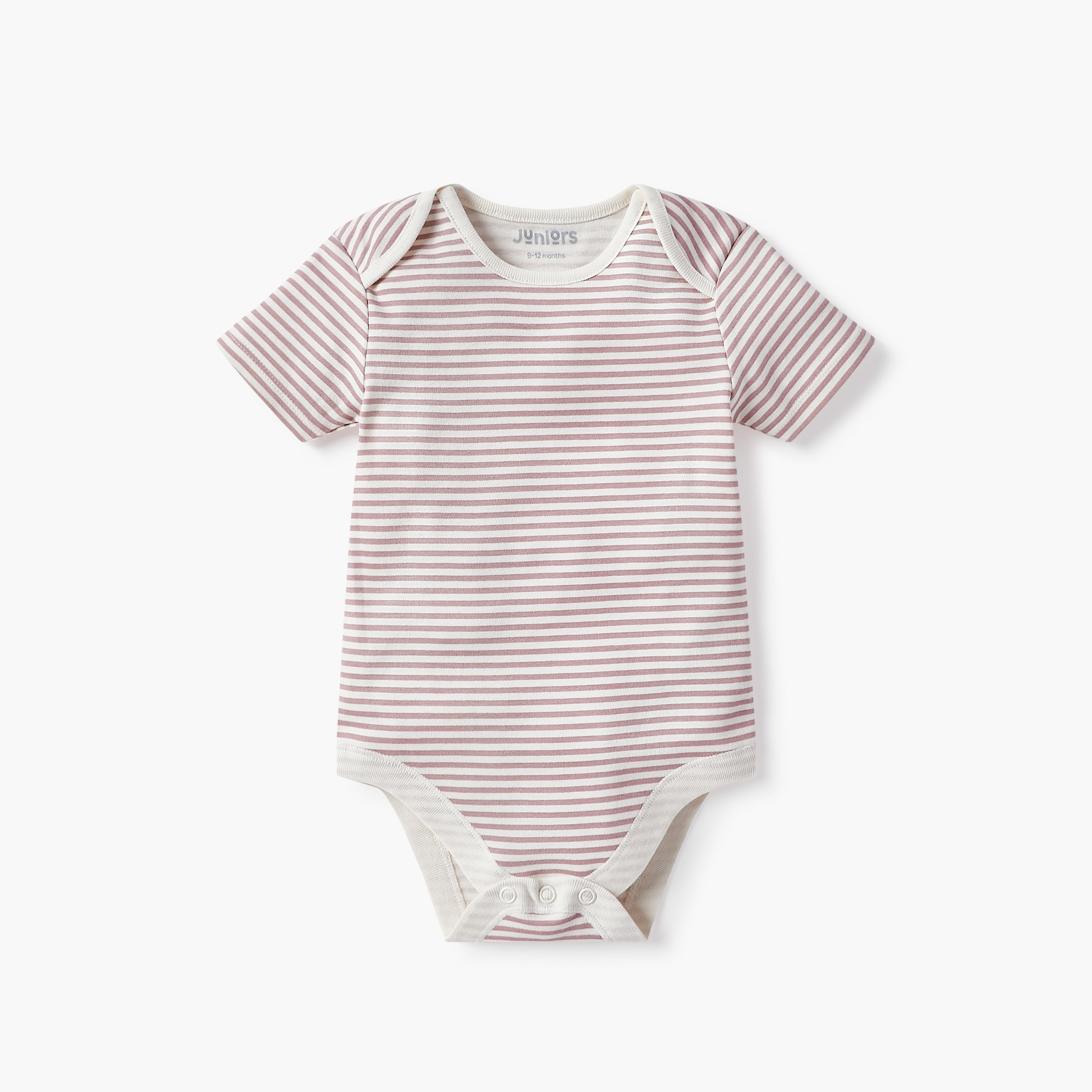 Juniors Animal Print Envelope Neck Bodysuit with Button Closure - Set of 3 - Multicolour / 12-18 mths