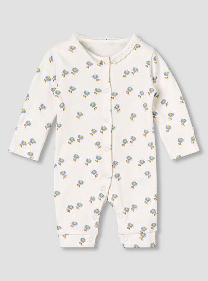 Pack of 3 Juniors Round Neck Long Sleeves Sleepsuit with Print-baby-girls-clothing-nightwear-sleepsuits-image-4