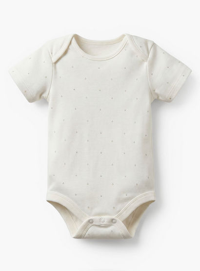 Pack of 3 Juniors Cotton Crew Neck Short Sleeves Bodysuit with Floral Print-baby-girls-clothing-bodysuits-image-5