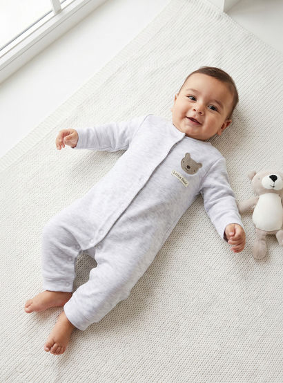 Pack of 3 Juniors Round Neck Long Sleeves Sleepsuit with Print-baby-boys-clothing-nightwear-sleepsuits-image-2