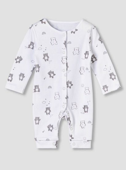 Pack of 3 Juniors Round Neck Long Sleeves Sleepsuit with Print-baby-boys-clothing-nightwear-sleepsuits-image-4