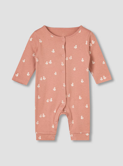 Pack of 5 Juniors Cotton Round Neck Long Sleeves Sleepsuit with Print-baby-girls-clothing-nightwear-sleepsuits-image-3