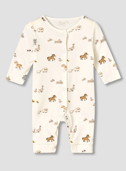 Pack of 5 Juniors Round Neck Long Sleeves Sleepsuit with Print-baby-boys-clothing-nightwear-sleepsuits-image-6