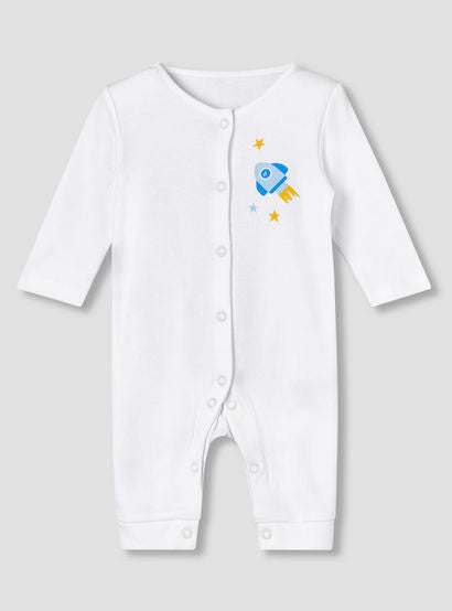 Pack of 5 Juniors Cotton Round Neck Long Sleeves Sleepsuit with Print-baby-boys-clothing-nightwear-sleepsuits-image-7