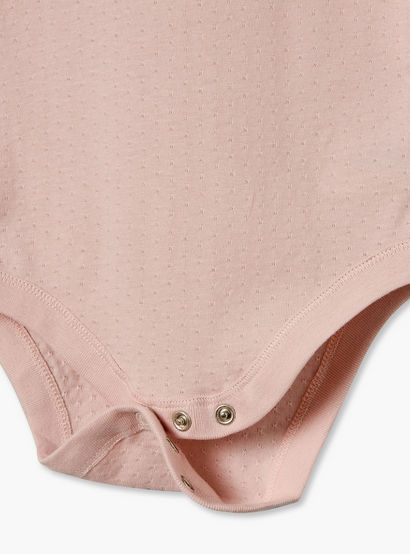 Pack of 3 Juniors Cotton Crew Neck Short Sleeves Bodysuit with Heart Print-baby-girls-clothing-bodysuits-image-8