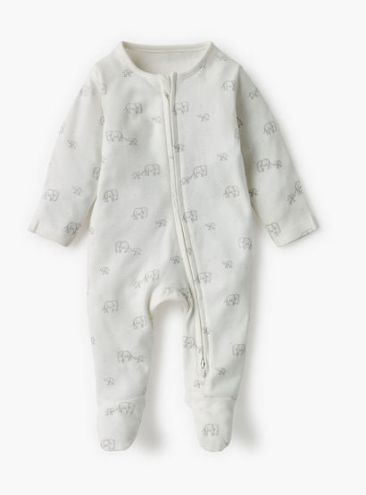 Juniors Assorted Sleepsuit with Long Sleeves and Zip Closure - Set of 3-baby-boys-clothing-nightwear-sleepsuits-image-3