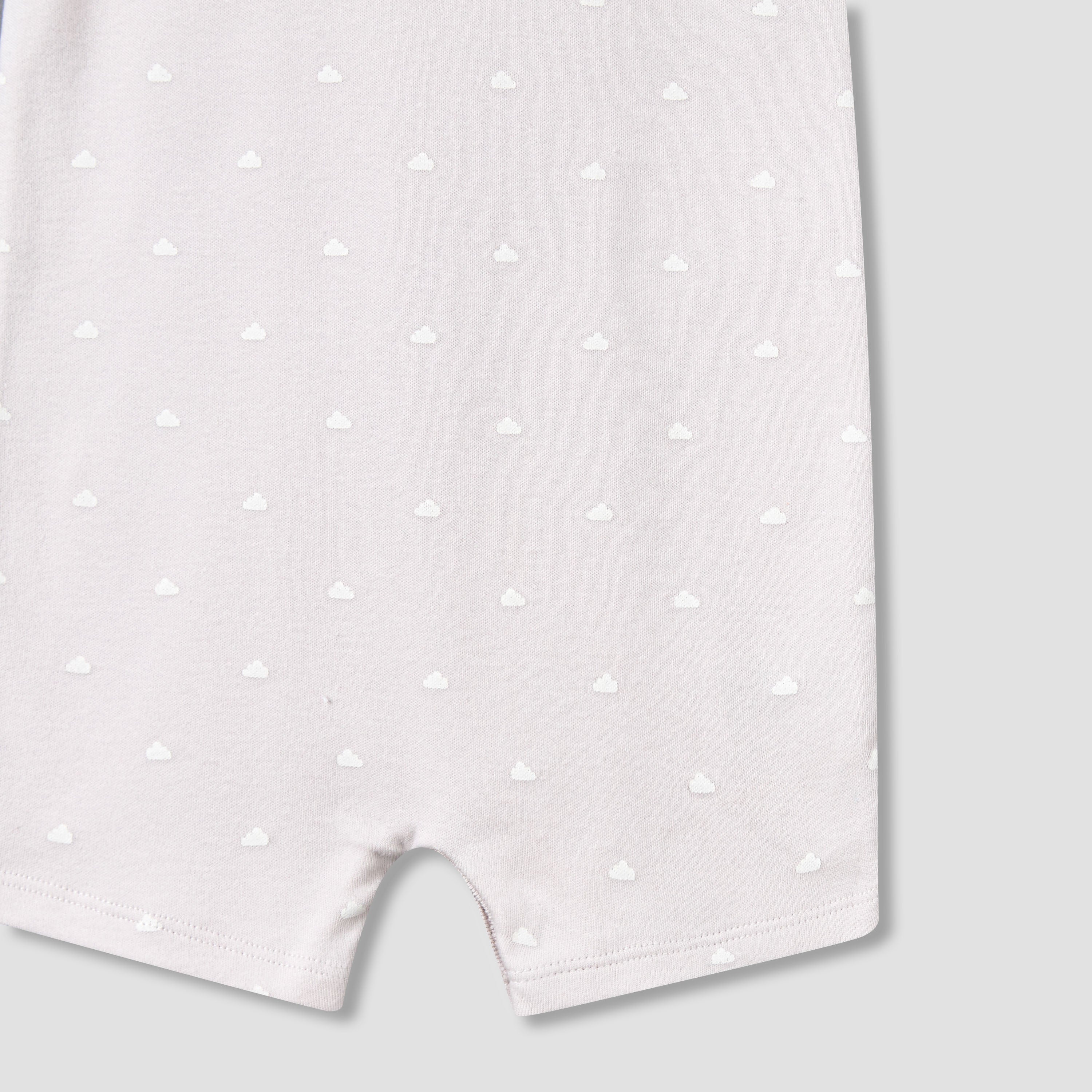 Pack of 2 Juniors Round Neck Short Sleeves Romper with Print