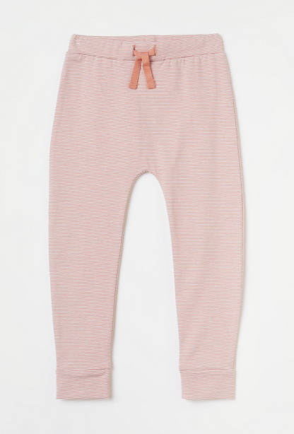 Juniors Striped Pyjamas with Drawstring Closure-undefined-image-1