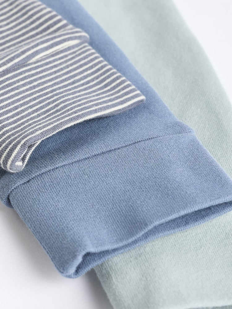Teal Blue Baby Leggings 4 Pack (0mths-3yrs)
