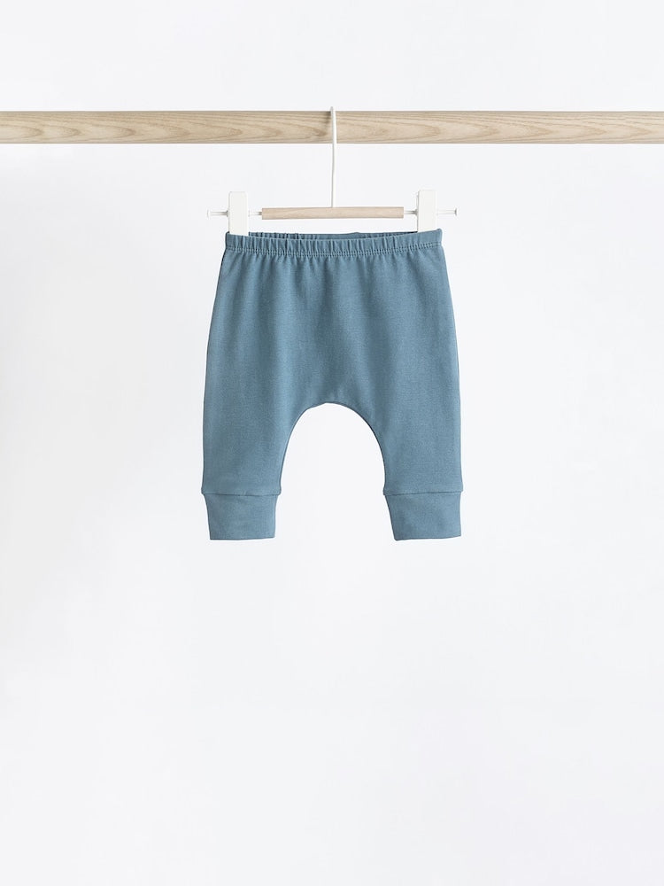 Teal Blue Baby Leggings 4 Pack (0mths-3yrs)