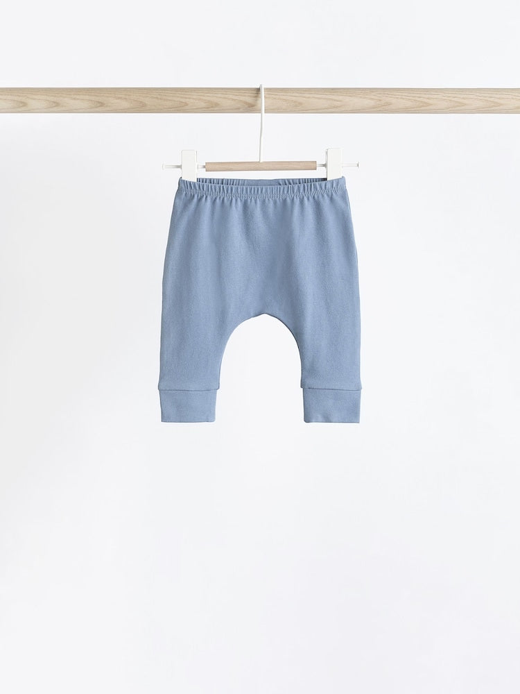 Teal Blue Baby Leggings 4 Pack (0mths-3yrs)