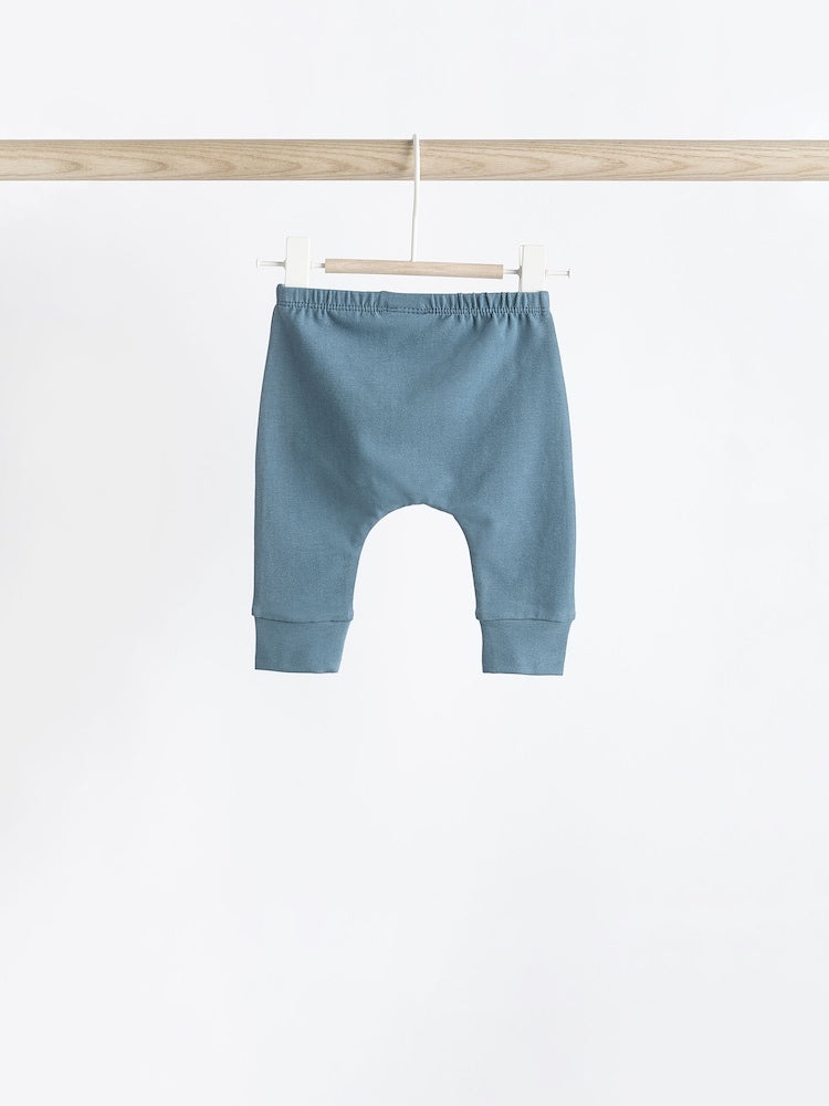 Teal Blue Baby Leggings 4 Pack (0mths-3yrs)