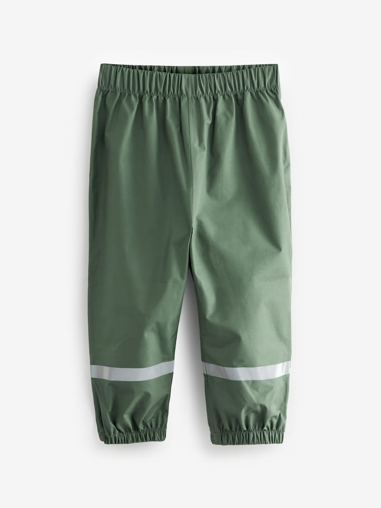 Khaki Green Waterproof Trousers (9mths-10yrs)