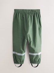 Khaki Green Waterproof Trousers (9mths-10yrs) - Size 9-12 Months (74-80cm)