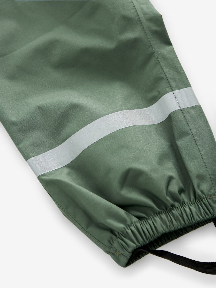 Khaki Green Waterproof Trousers (9mths-10yrs)