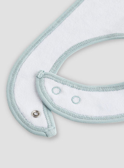 Juniors Bib with Snap Button Closure - Cotton - Set of 5-baby-feeding-bibs-image-8