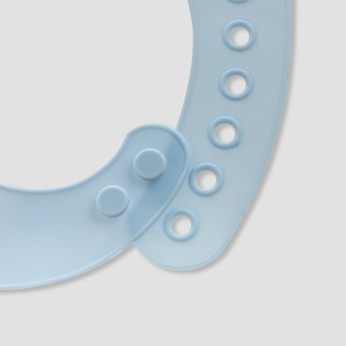 Juniors Assorted Silicone Bib with Button Closure - Set of 2