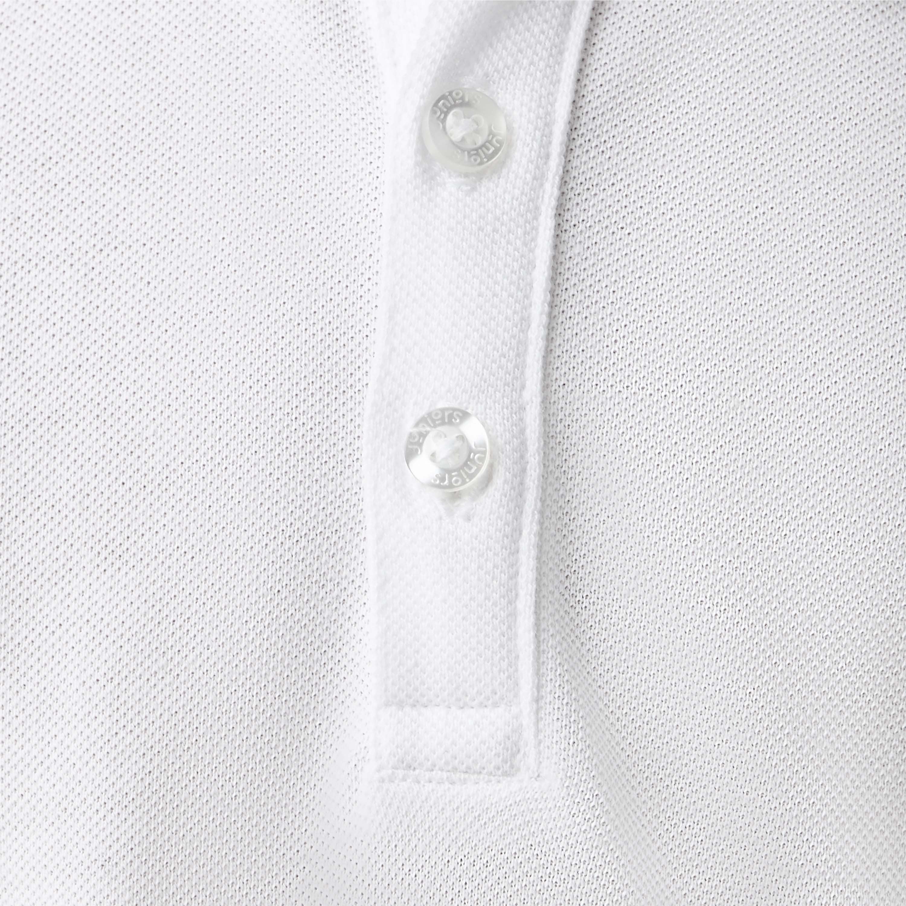 Juniors Solid Polo T-shirt with Short Sleeves