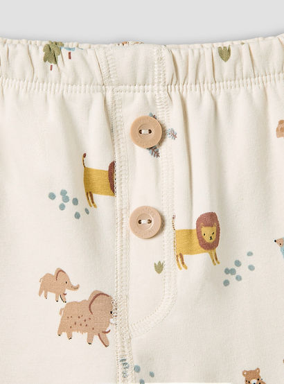 Juniors Pyjama Set with Elephant Print - Cotton - Long Sleeves - Crew Neck-baby-boys-clothing-nightwear-pyjamasets-image-6