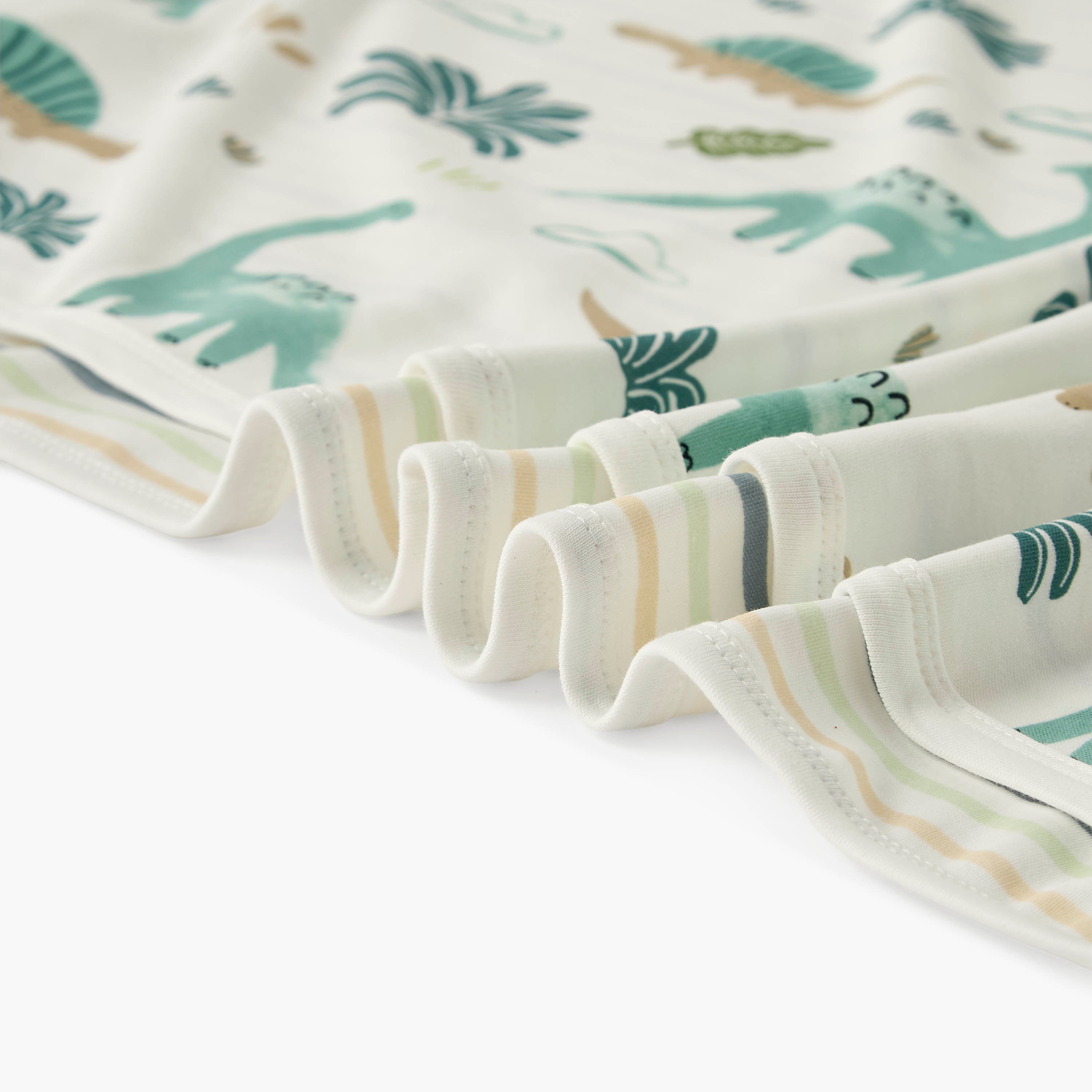 Juniors Cotton Assorted Design Receiving Blanket - Pack of 2